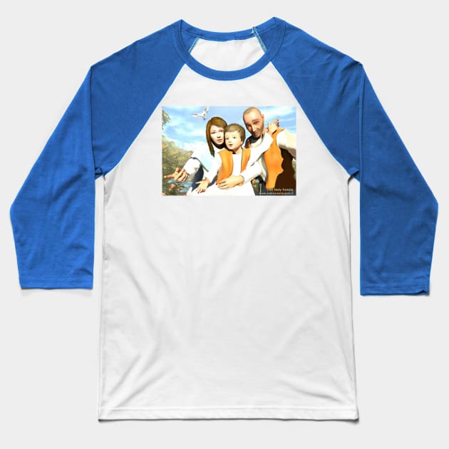 The Holy Family Baseball T-Shirt by Andrea Matarazzo